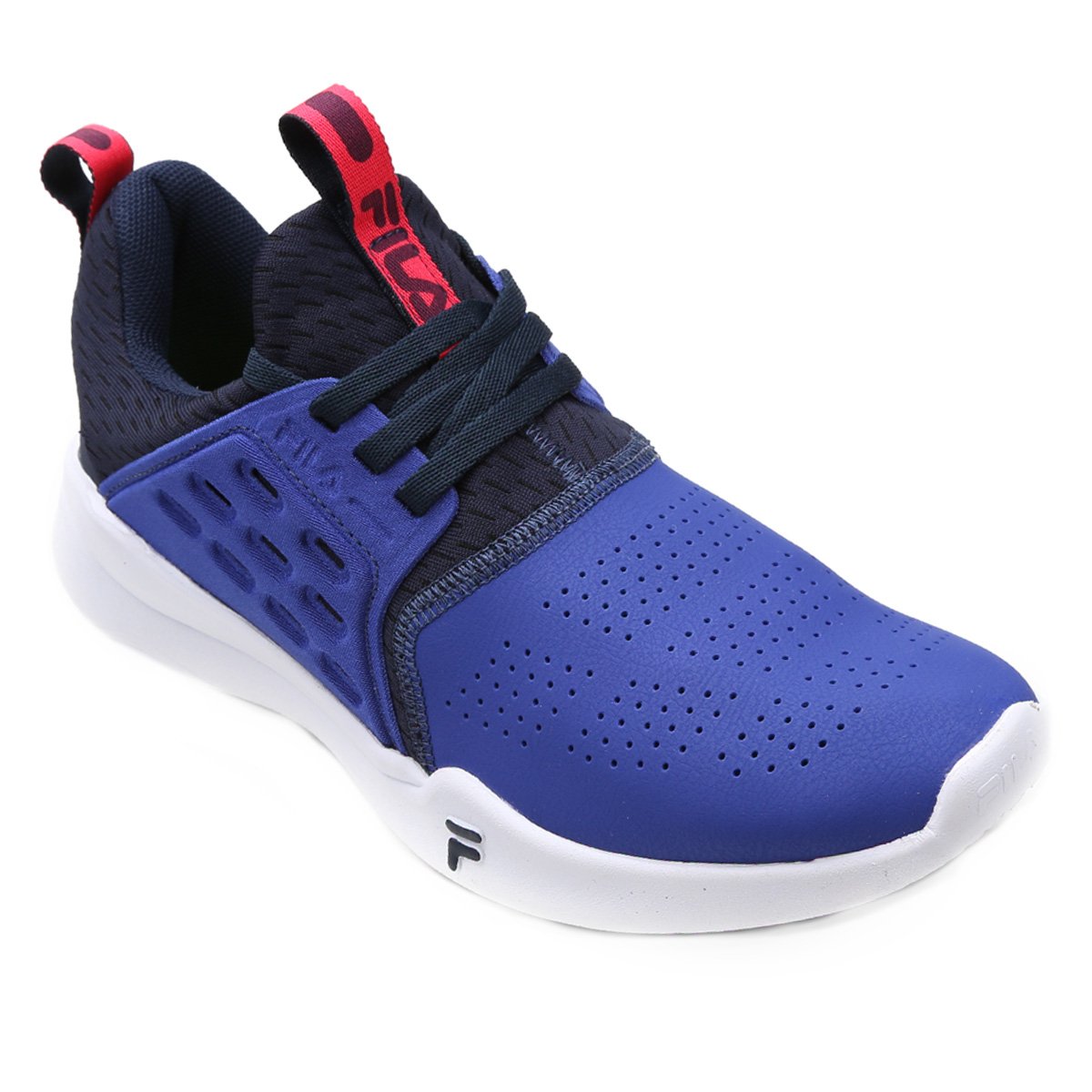 Tênis Fila Flagtrainer Feminino - Azul+Marinho Menor preço em Tênis Fila Flagtrainer Feminino - Azul+Marinho