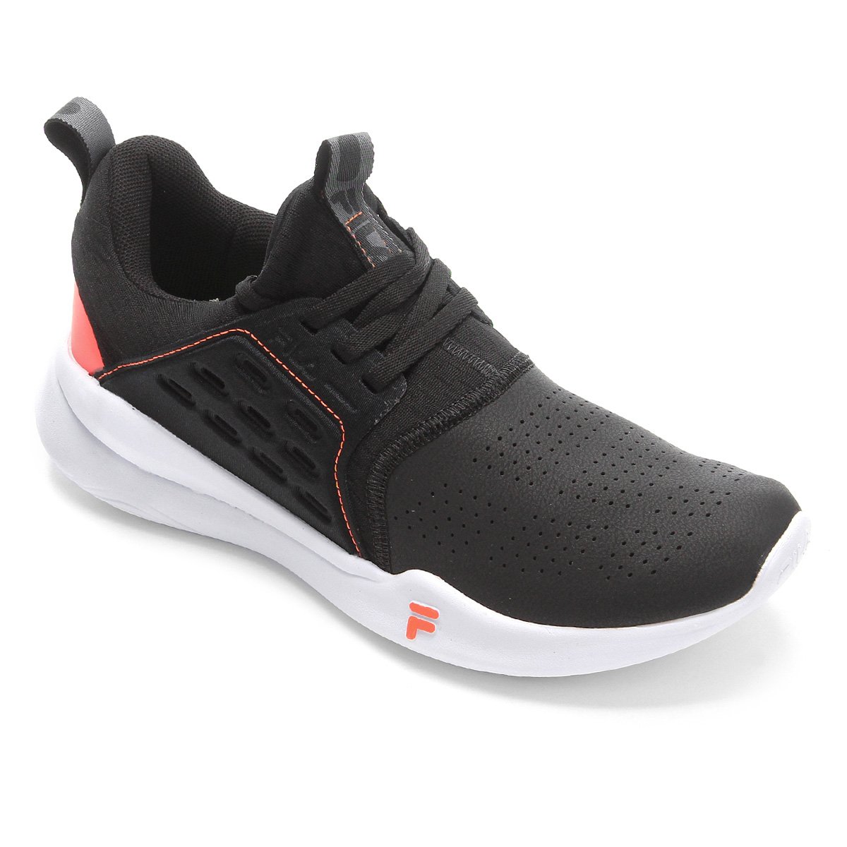 Tênis Fila Flagtrainer Masculino - Preto e Laranja Menor preço em Tênis Fila Flagtrainer Masculino - Preto e Laranja