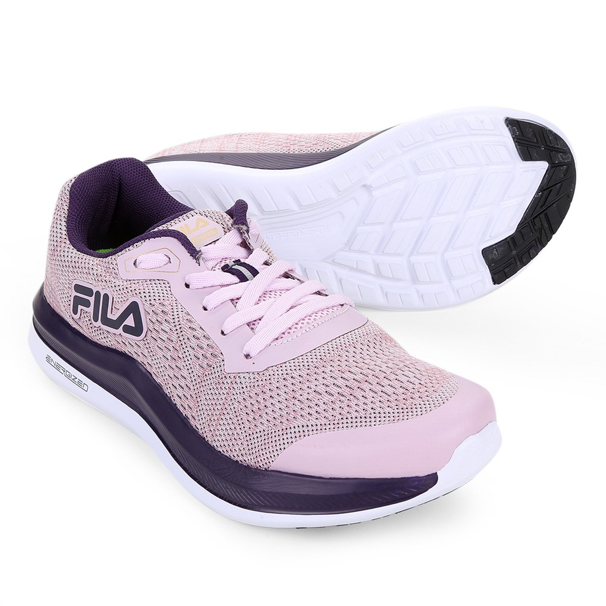 Tênis Fila Fr Light Energized Feminino - Rosa Claro Menor preço em Tênis Fila Fr Light Energized Feminino - Rosa Claro
