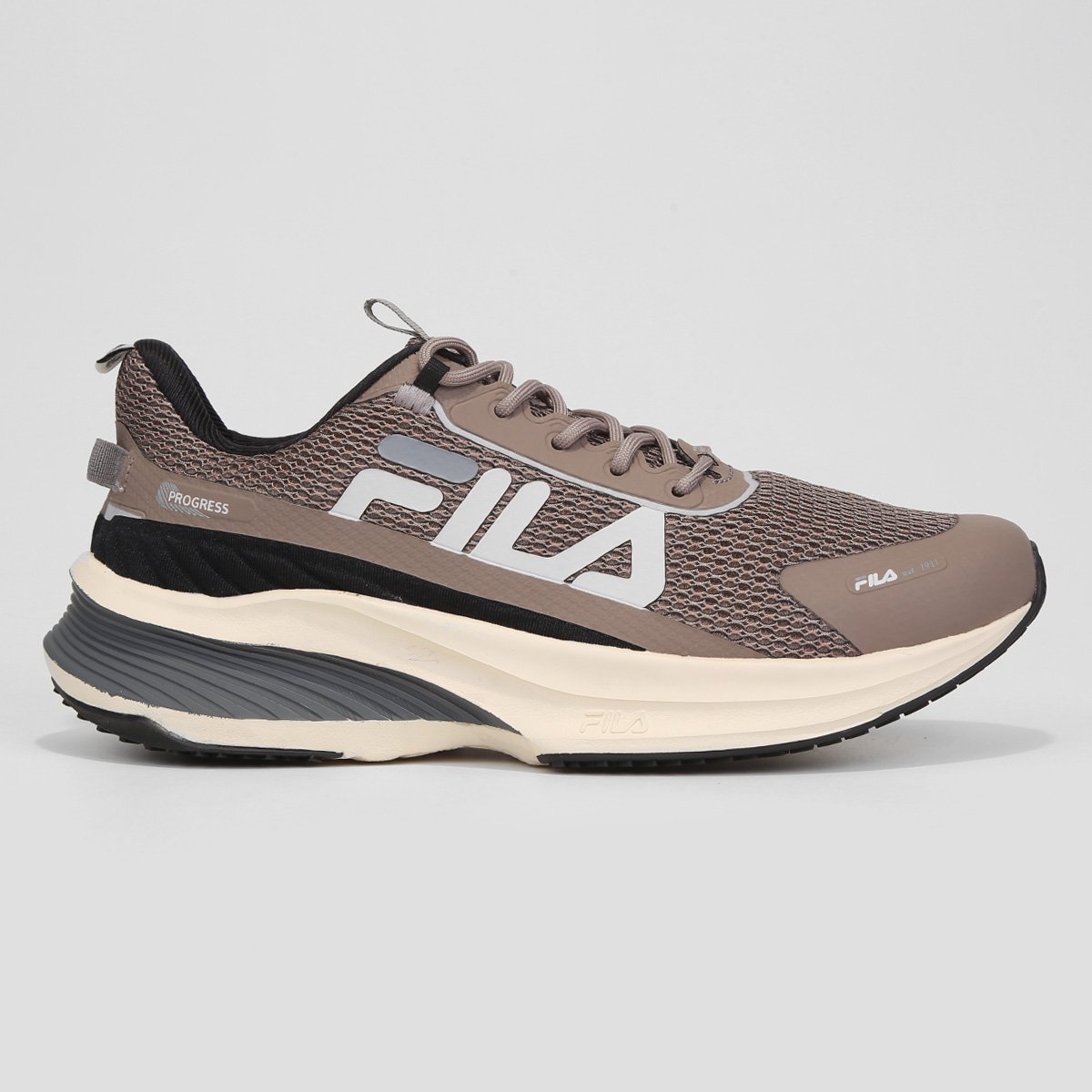 Tênis Fila Progress Masculino - Verde+Cinza Menor preço em Tênis Fila Progress Masculino - Verde+Cinza