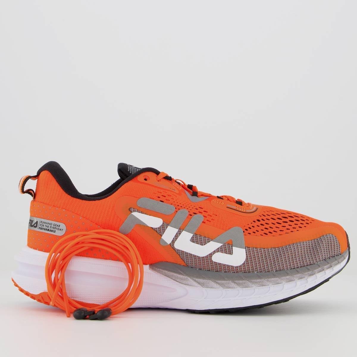 Tênis Fila Racer T2 Laranja e Cinza é ruim? Tênis Fila Racer T2 Laranja e Cinza é boa?