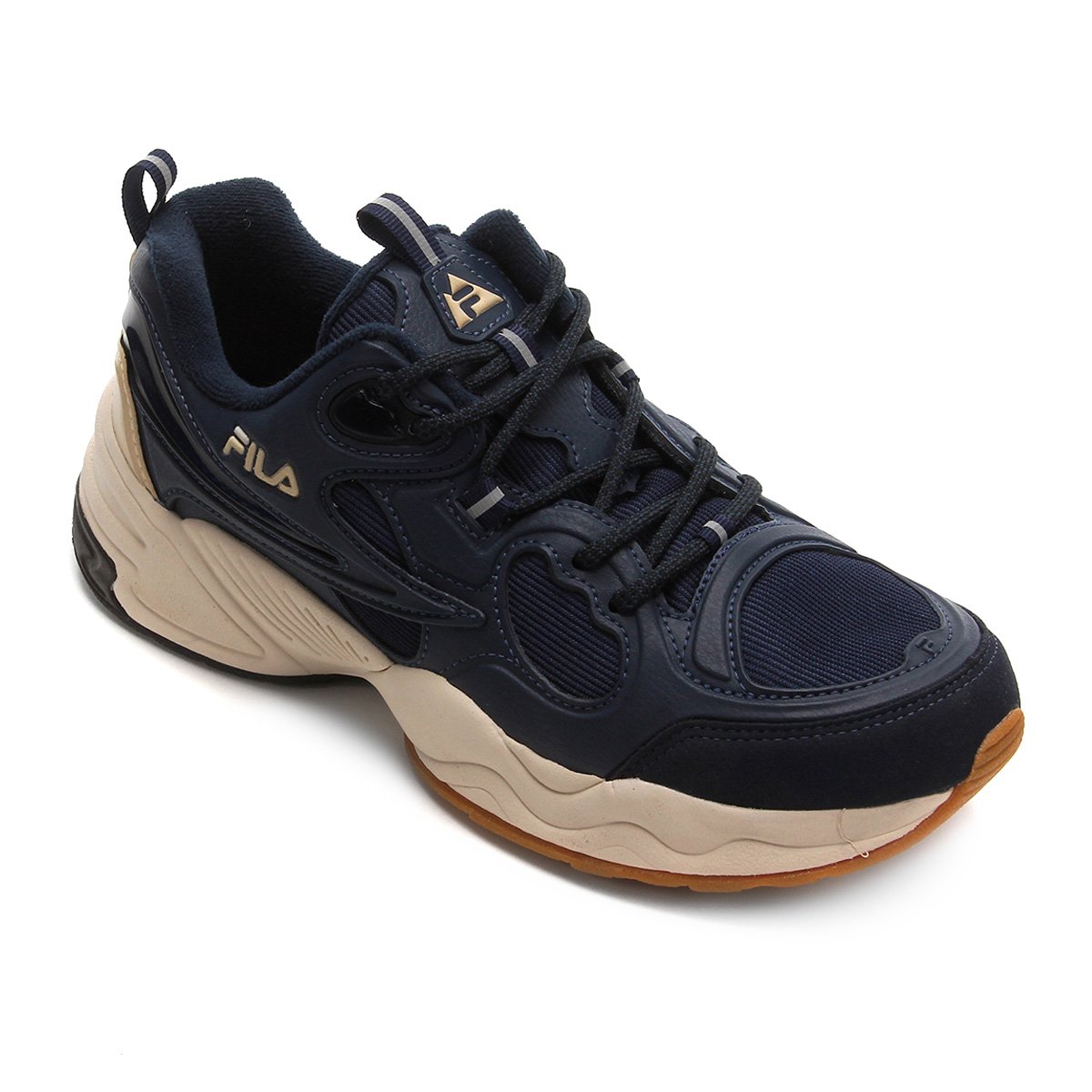 Tenis Fila Speed Trail Masculino - Marinho+Bege é ruim? Tenis Fila Speed Trail Masculino - Marinho+Bege é boa?