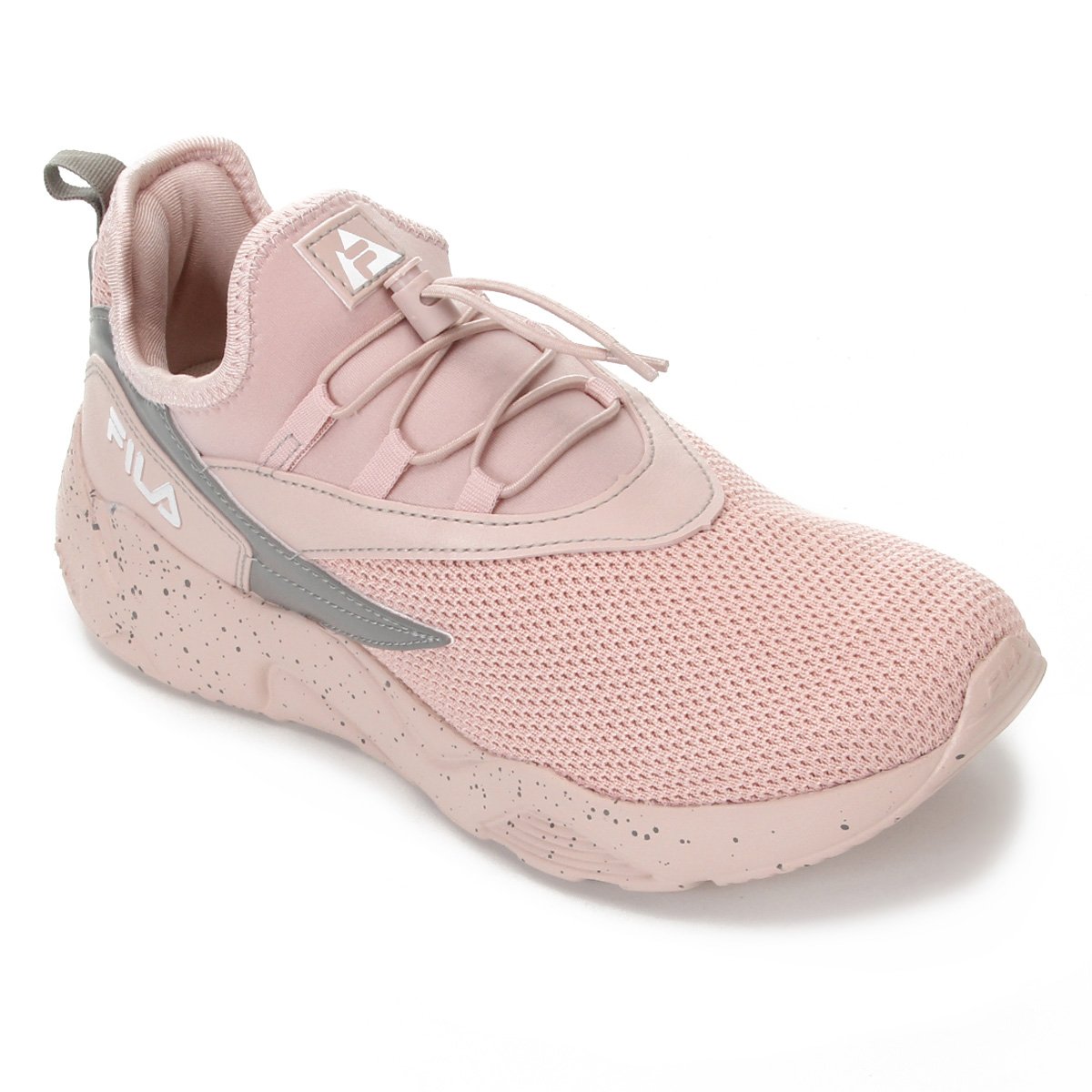Tênis Fila V Track Feminino - Rosa e Cinza Menor preço em Tênis Fila V Track Feminino - Rosa e Cinza