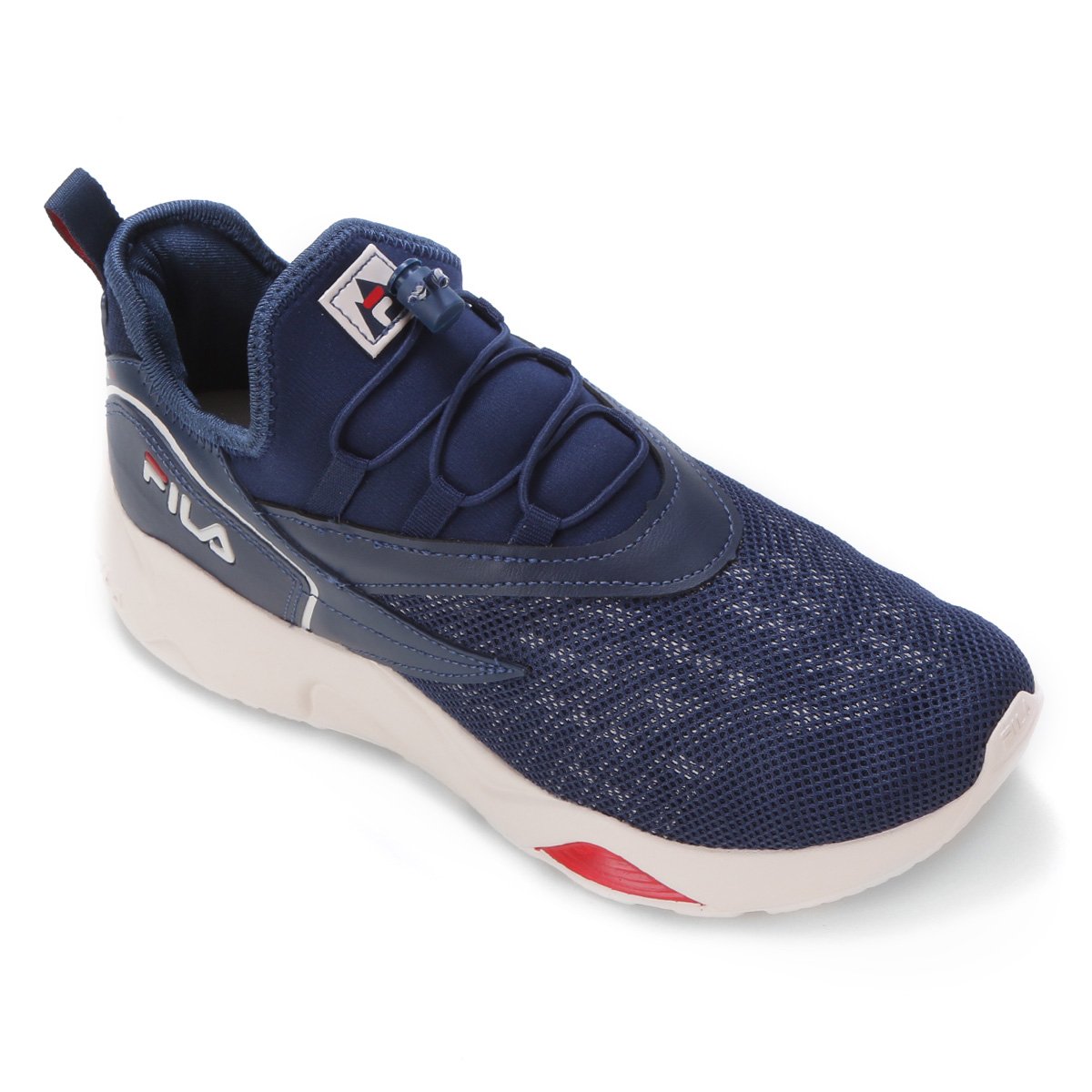 Tênis Fila V.Track 2.0 Masculino - Azul+Vermelho Menor preço em Tênis Fila V.Track 2.0 Masculino - Azul+Vermelho