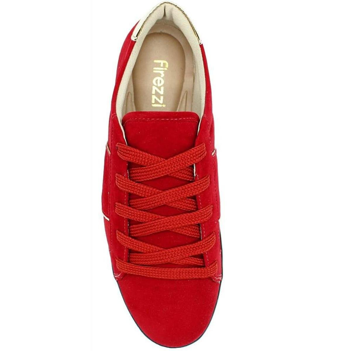 Tênis feminino flatform firezzi rosê sola listrada - R$ 110.90, cor Rosa  (confortável, de borracha) #10072, compre agora | Shafa