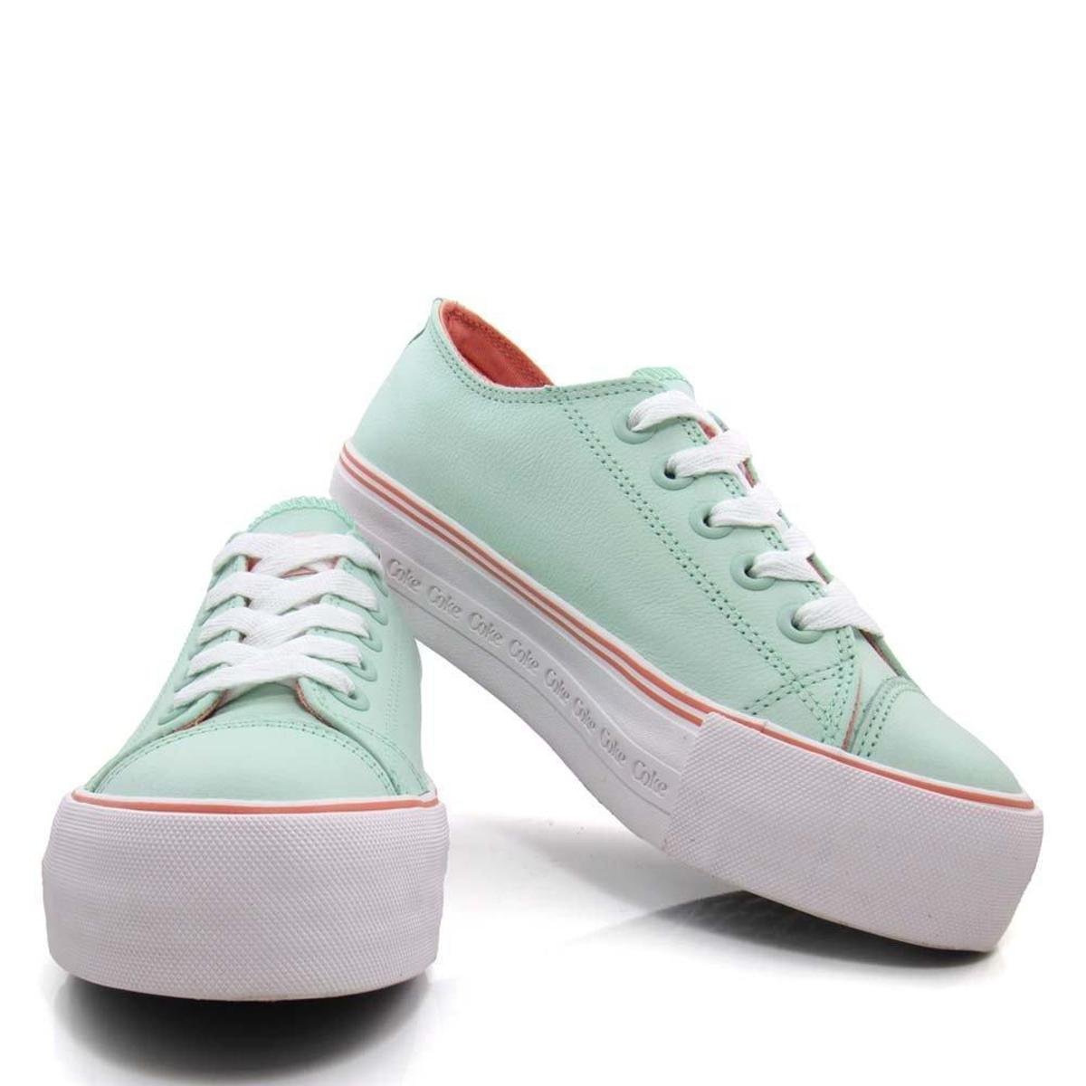 tenis flatform coca cola