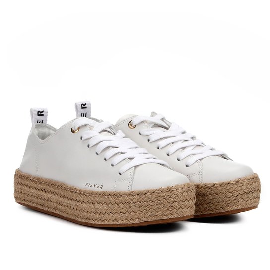Tênis Flatform Fiever Venice Feminino - Branco