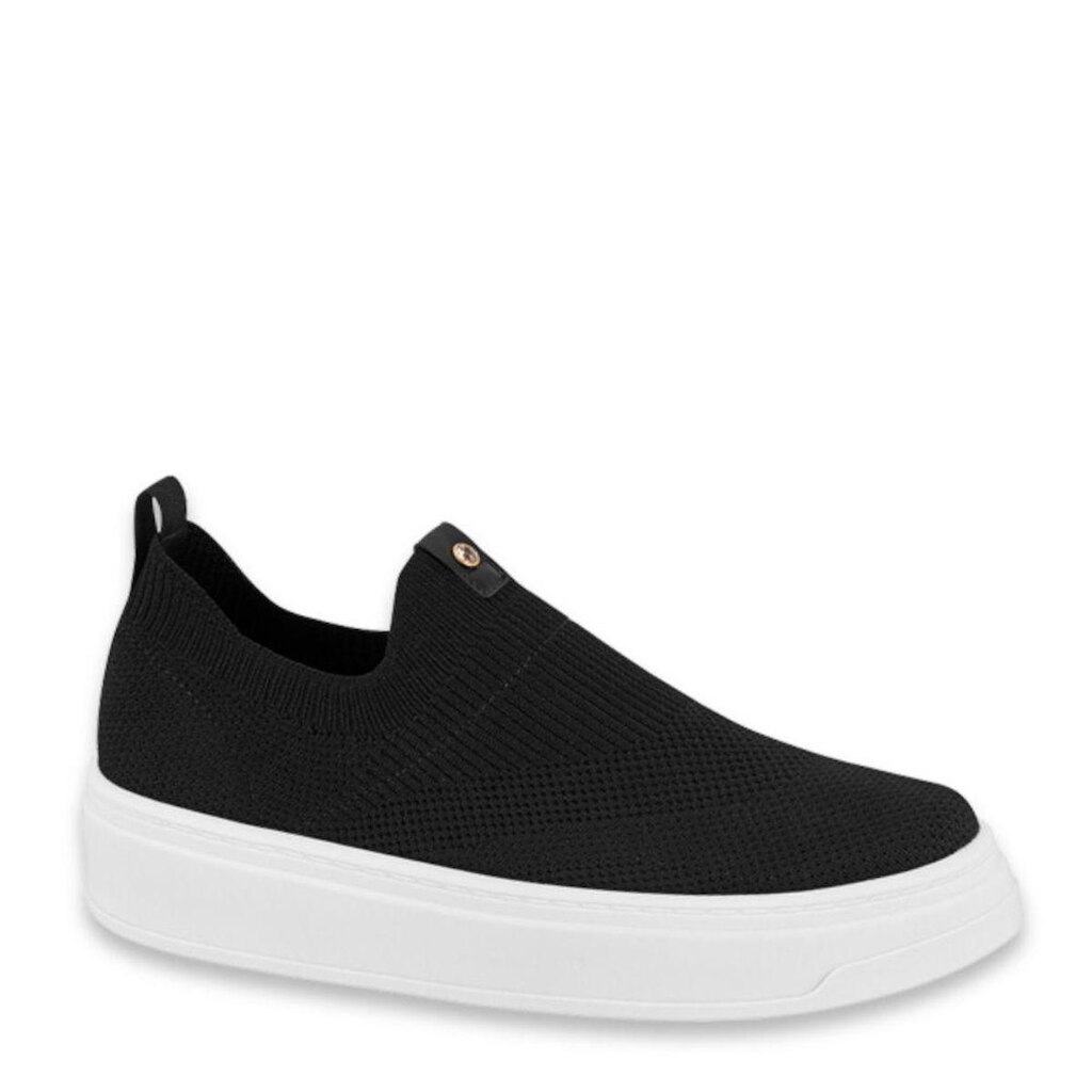 Tênis Flatform Knit Feminino Calce Fácil Beira Rio 4305.116 - Preto - 34