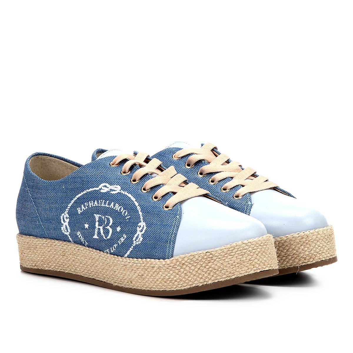 tenis flatform estampado