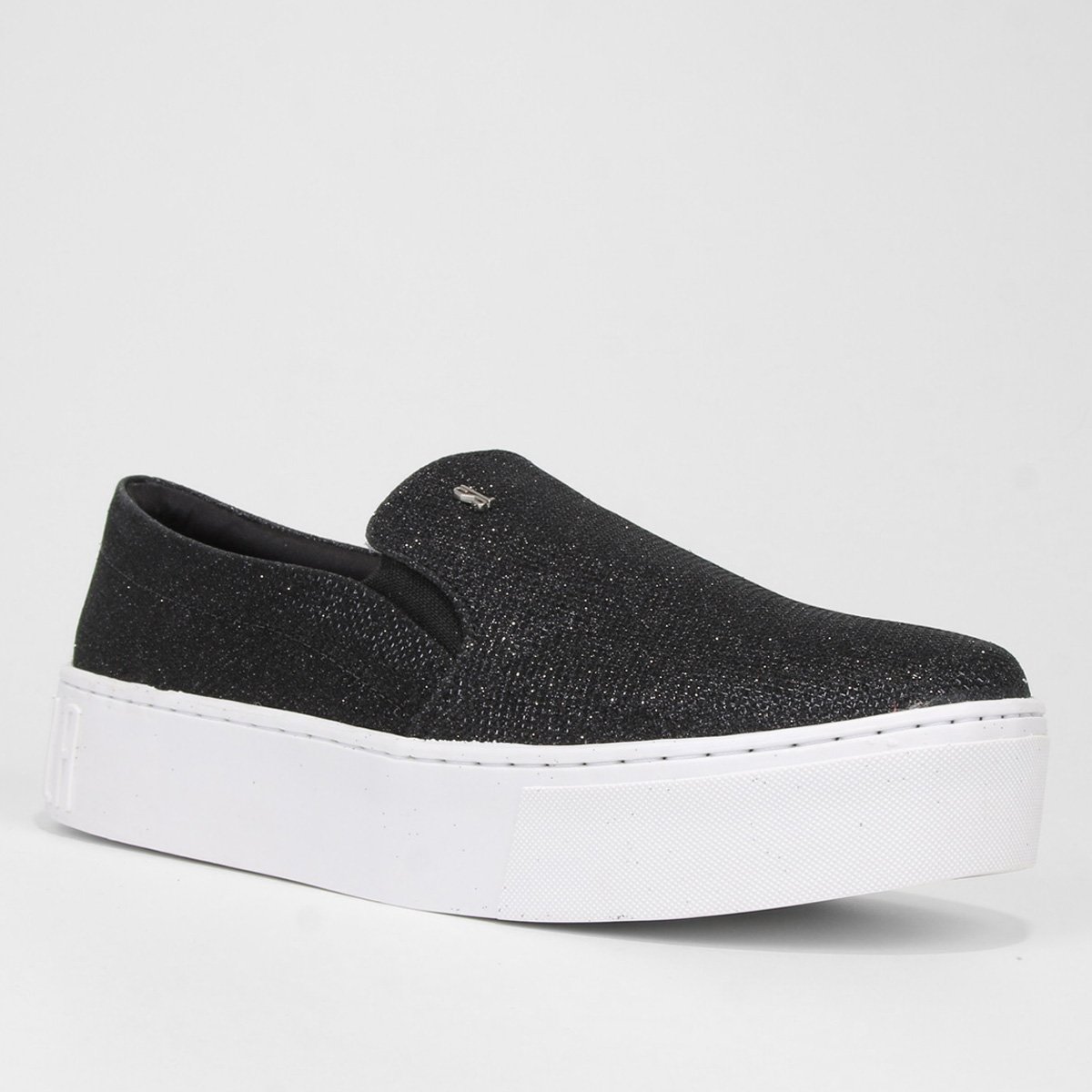 tênis flatform santa lolla suede preto