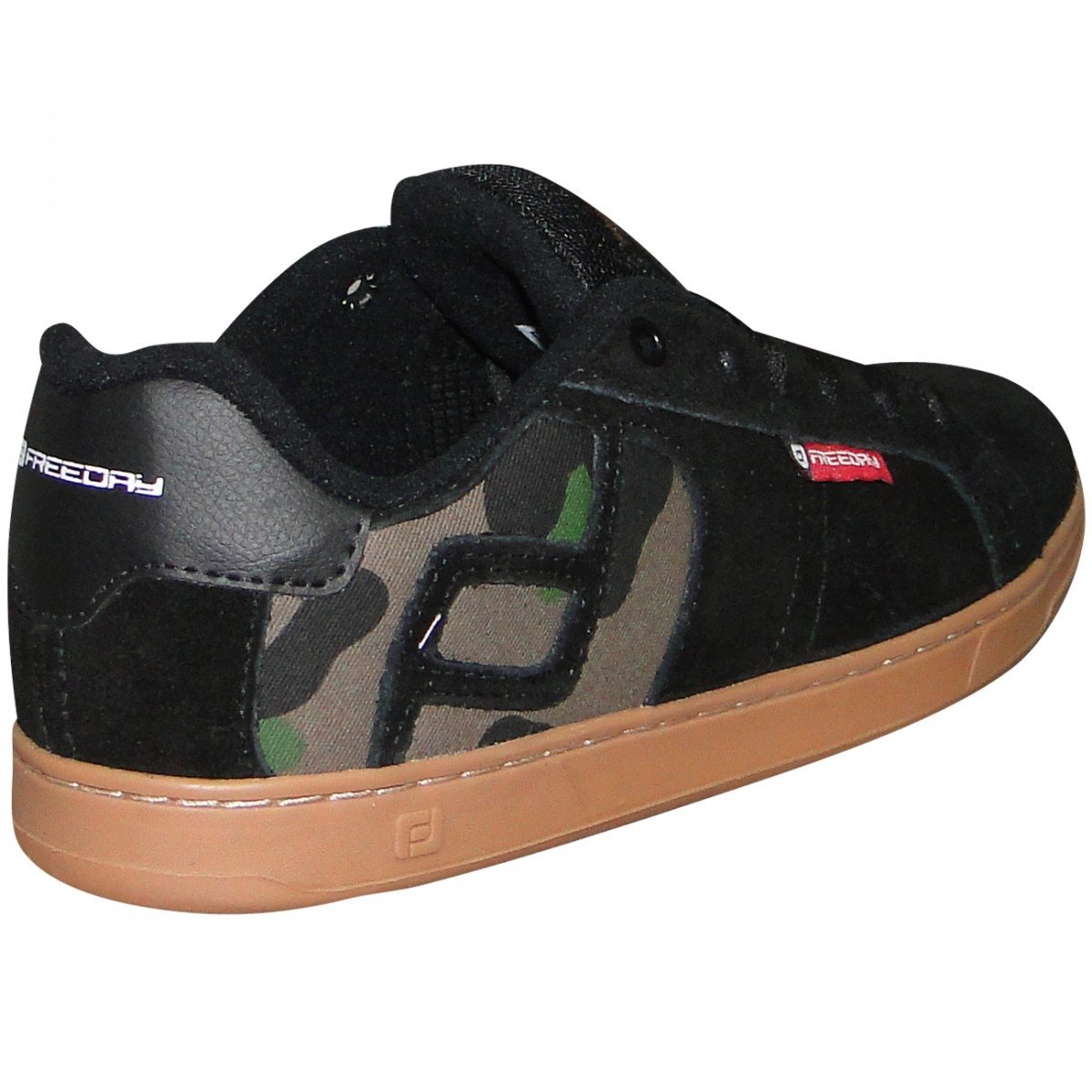 tenis freeday logo camurça