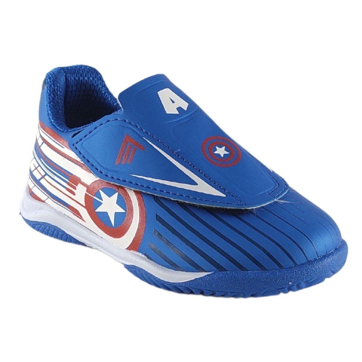 Tênis Futsal Dray Infantil Marvel Vingadores Sem Cadarço Menor preço em Tênis Futsal Dray Infantil Marvel Vingadores Sem Cadarço