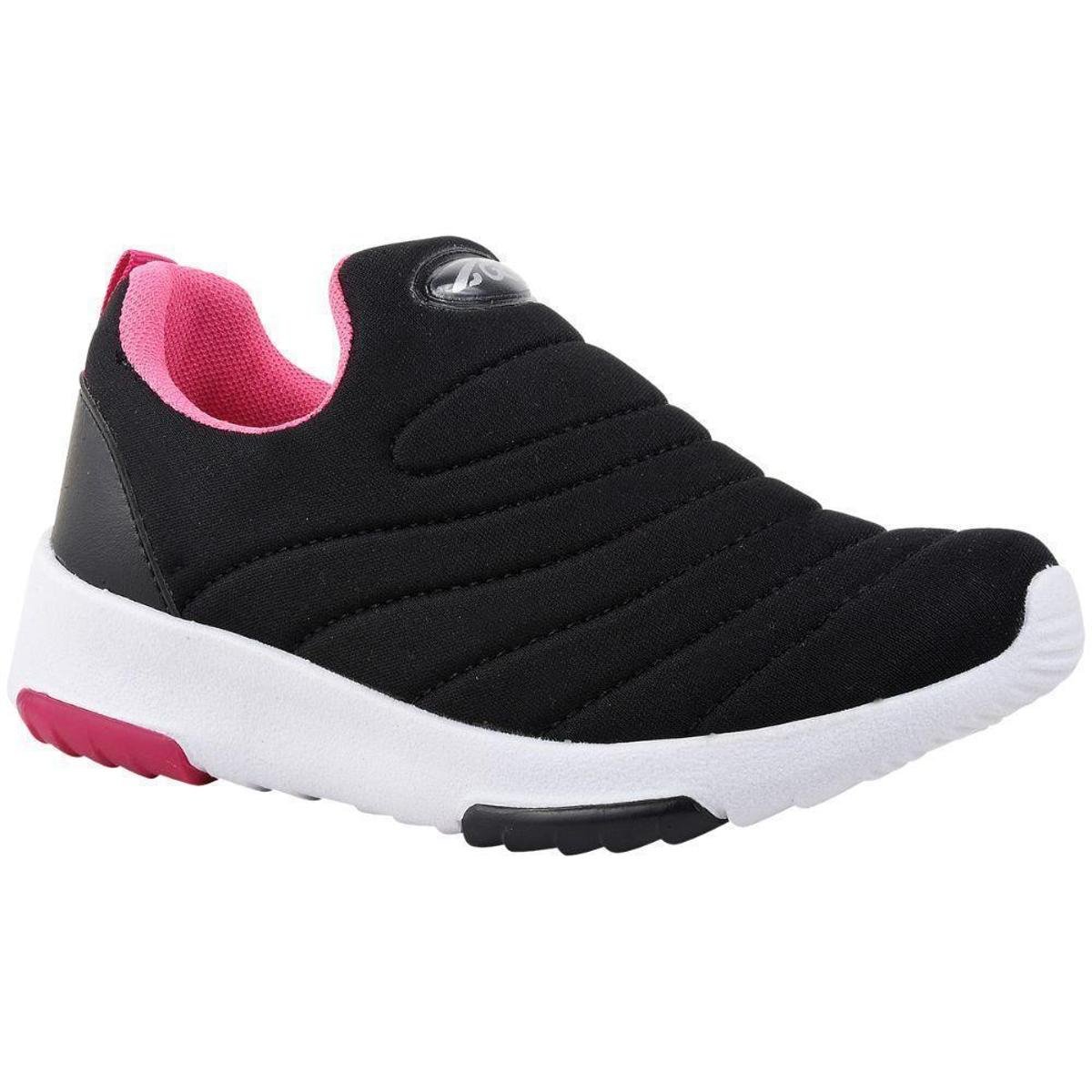 Menor preço em Tênis Gibizinho Infantil Masculino - Preto+Pink