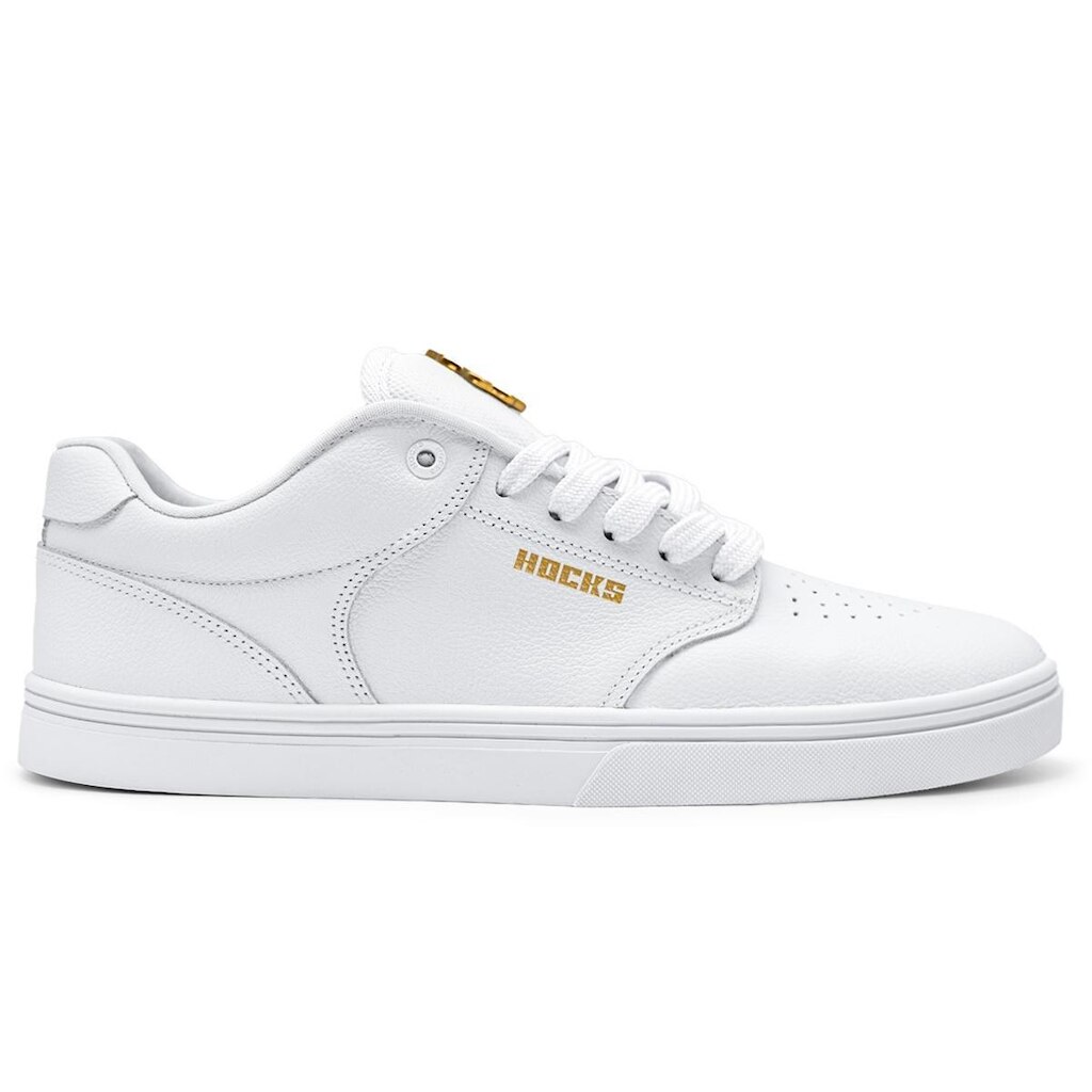 Tênis Hocks Montreal NV3 Unissex | Branco Ouro
