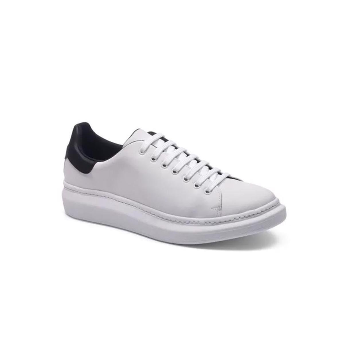 Tênis Homem Estilo Alexander Mcqueen - Branco Menor preço em Tênis Homem Estilo Alexander Mcqueen - Branco