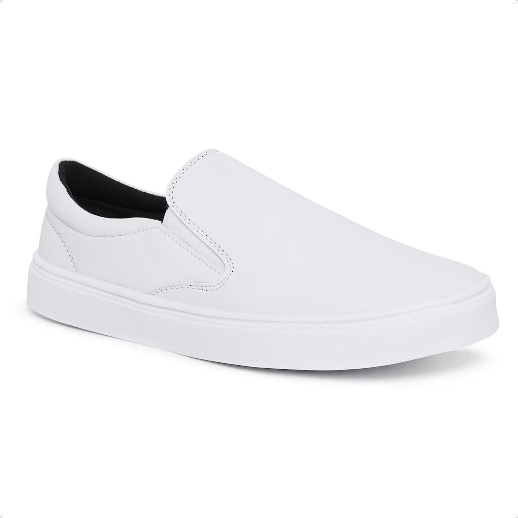 Tênis Iate Slip On Masculino Casual Sapatênis Sem Cadarço Calce Fácil Elástico Leve Conforto