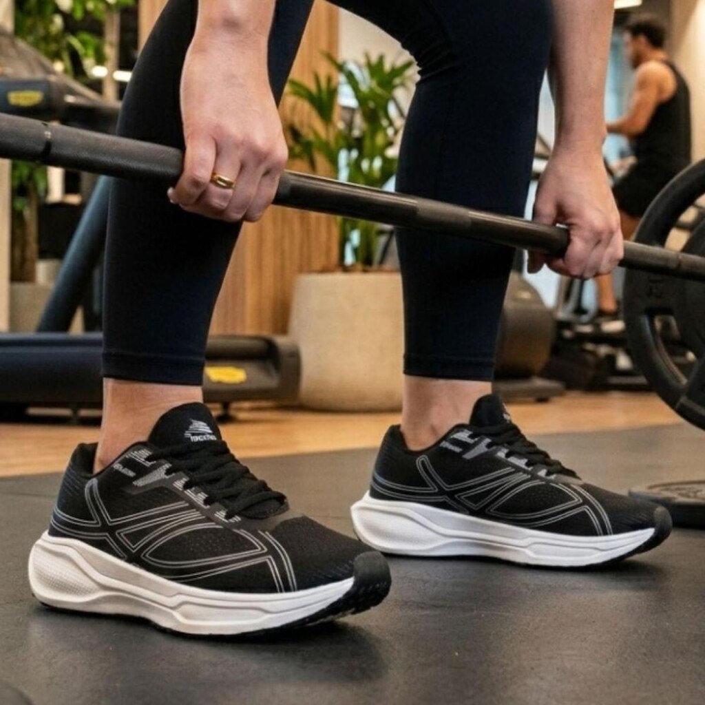 Tênis Impulse Feminino e Masculino Acabamento Premium Para Treino Academia Caminhada
