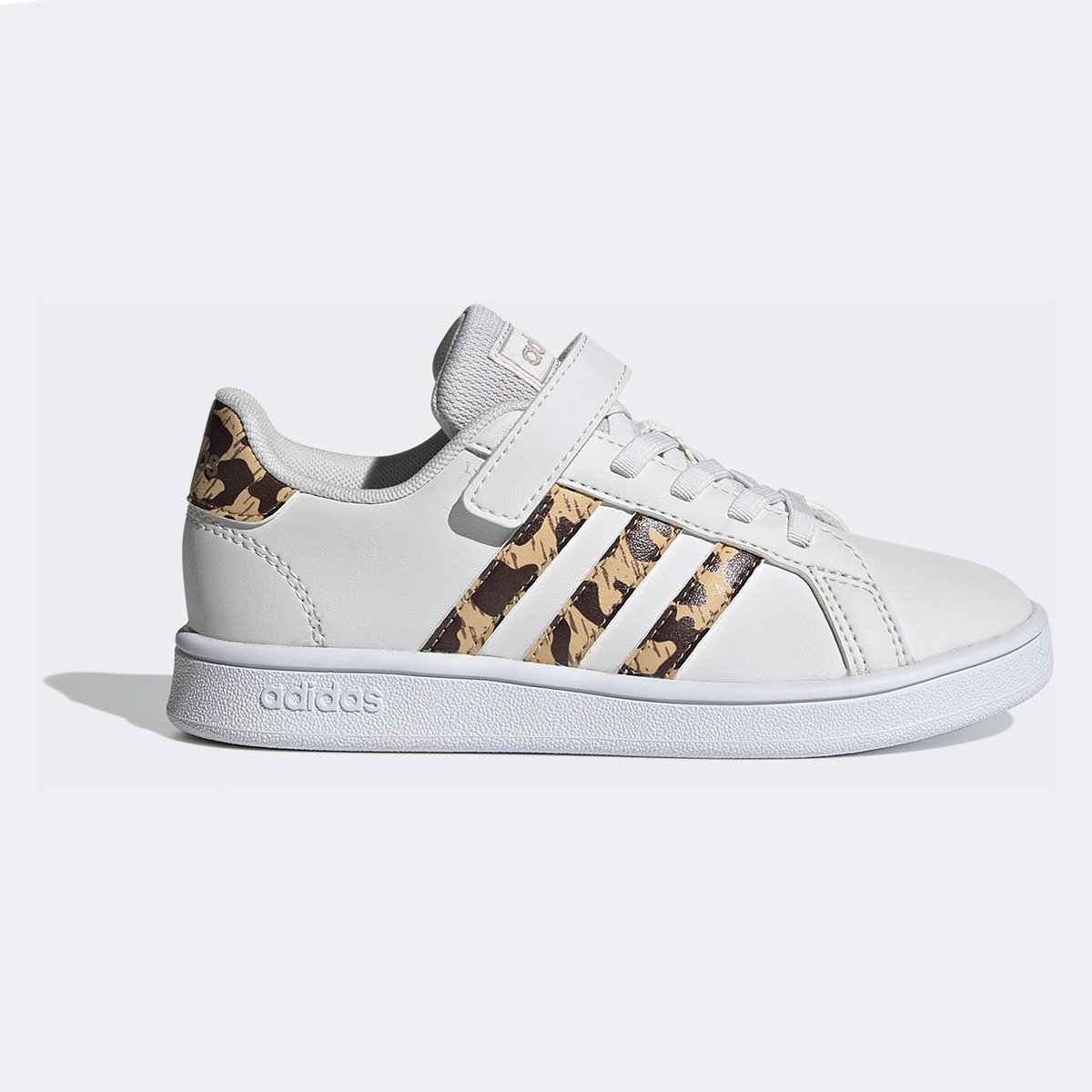 tenis adidas grand court leopard