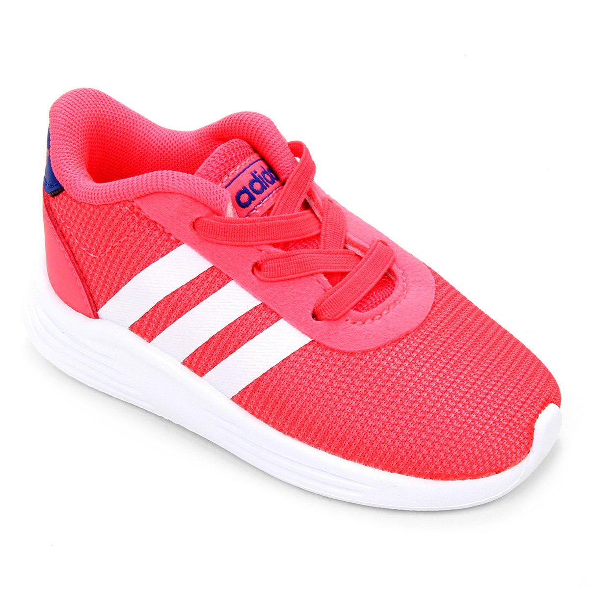 Tênis Infantil Adidas Lite Racer 2.0 I - Pink+Branco Menor preço em Tênis Infantil Adidas Lite Racer 2.0 I - Pink+Branco