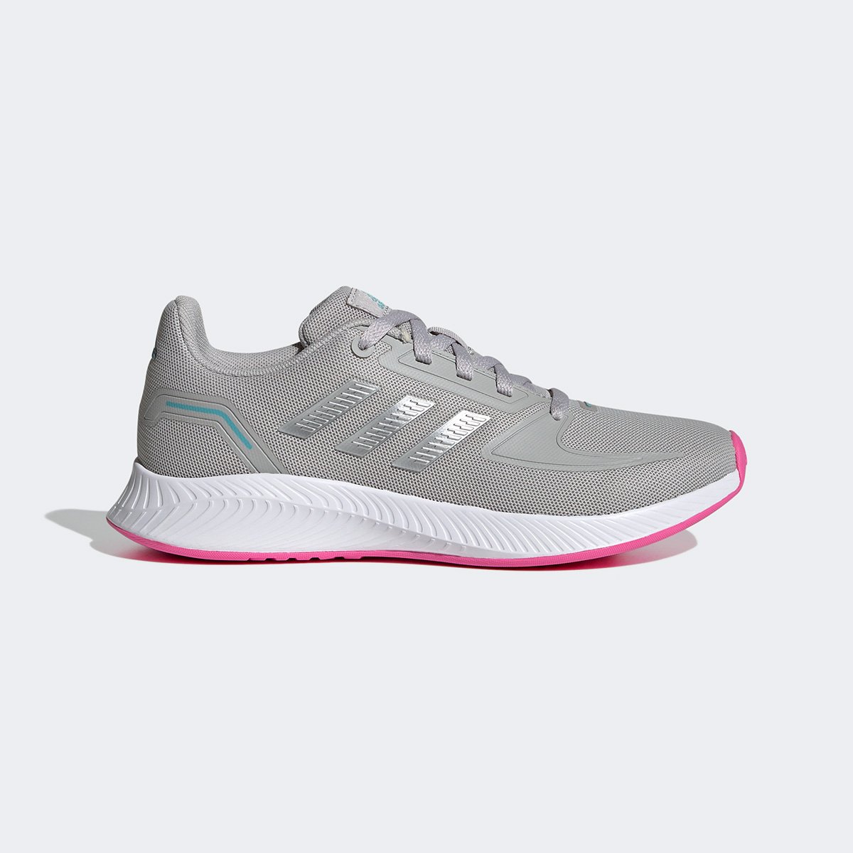 Tênis Infantil Adidas Runfalcon 2.0 - Branco+prata Menor preço em Tênis Infantil Adidas Runfalcon 2.0 - Branco+prata