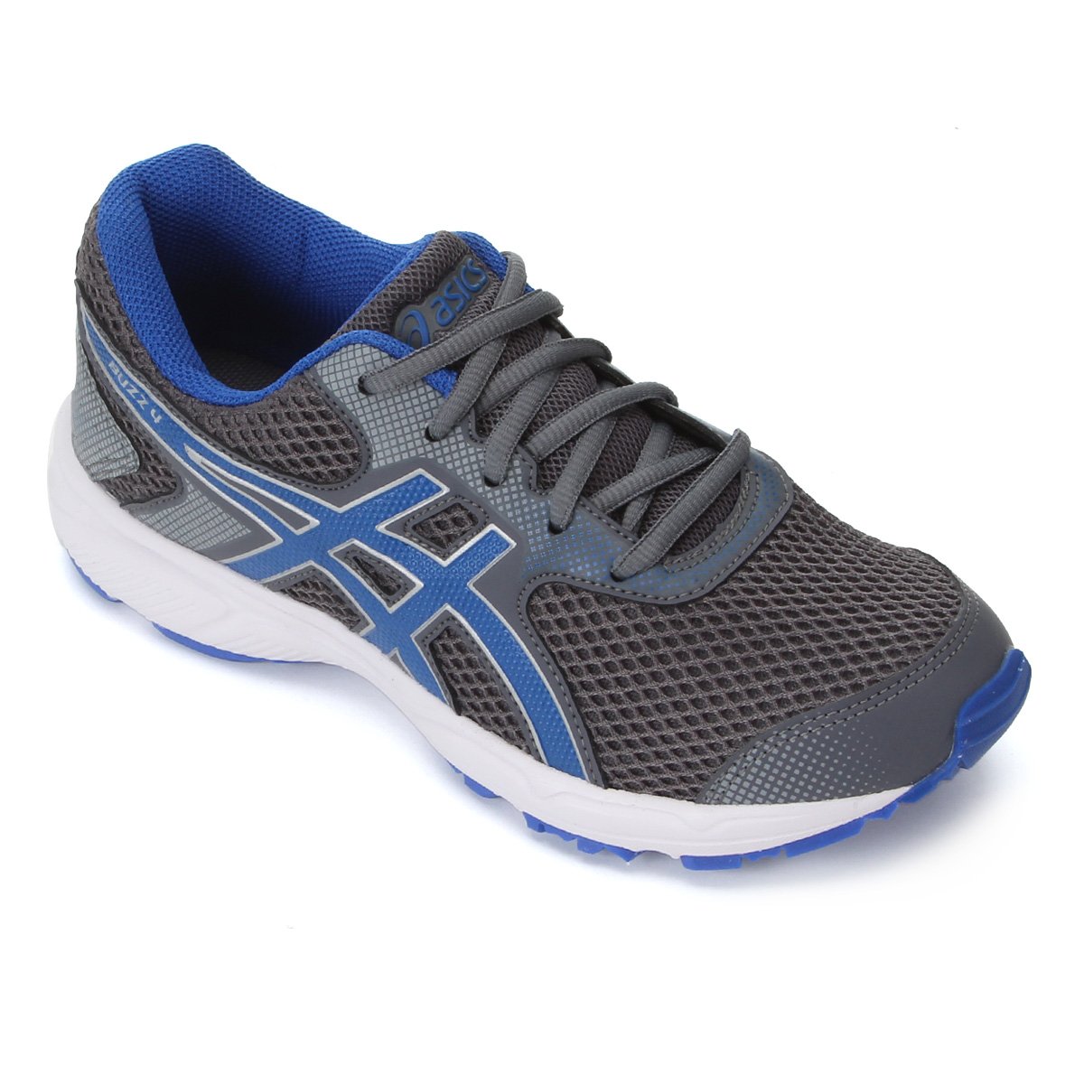 Tênis Infantil Asics Buzz 4 GS - Azul Menor preço em Tênis Infantil Asics Buzz 4 GS - Azul