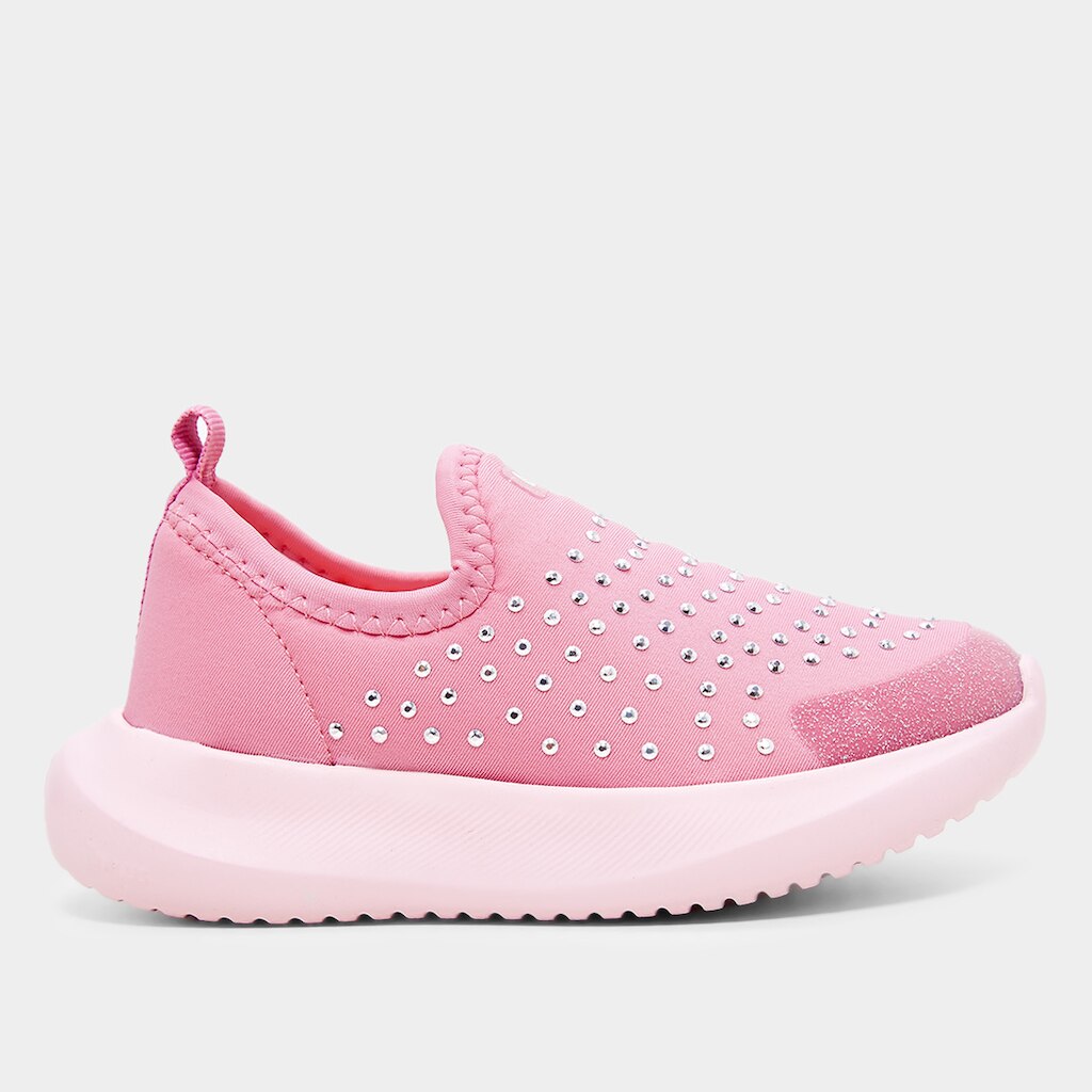 Tênis Infantil Bibi Flash Baby Com Strass Menina