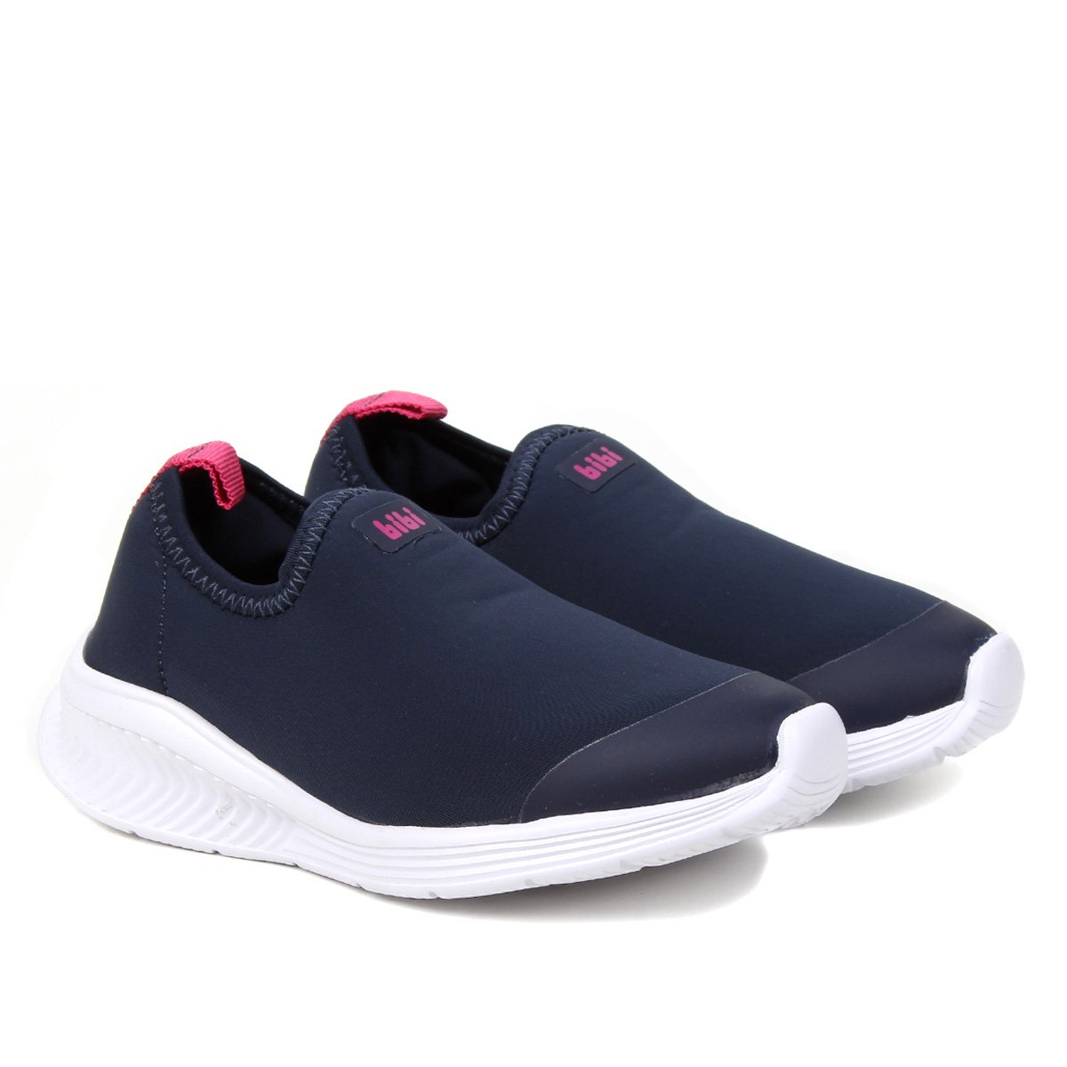 Tênis Infantil Bibi Fly Sem Cadarço - Azul+Pink Menor preço em Tênis Infantil Bibi Fly Sem Cadarço - Azul+Pink
