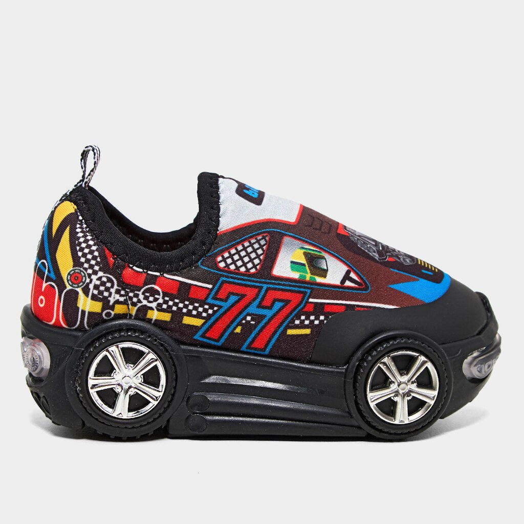 Tênis Infantil Bibi Turbo Com Led Menino