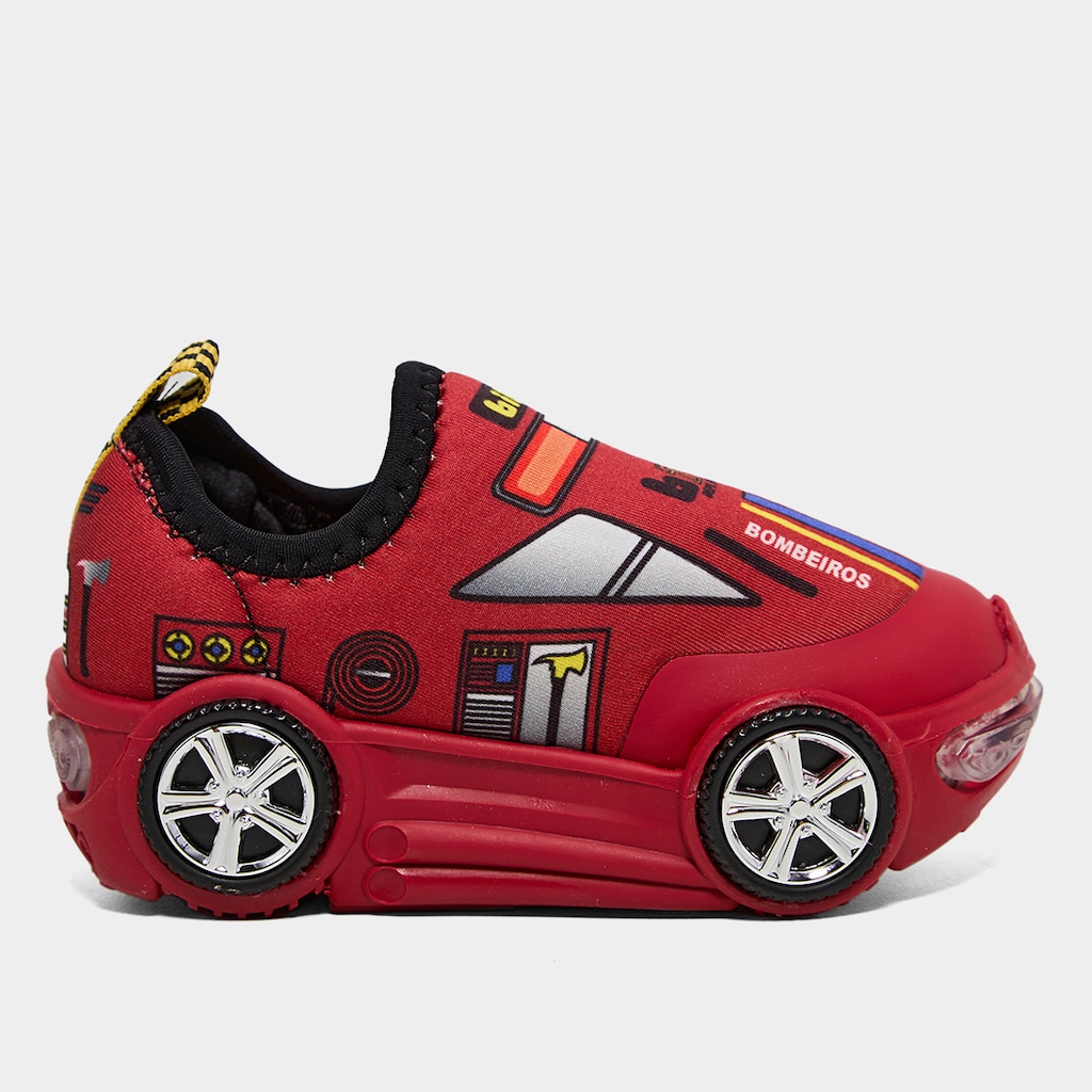 Tênis Infantil Bibi Turbo Com Led Menino