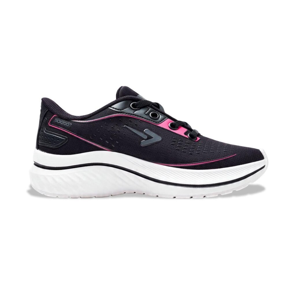 Tênis Infantil Box 200 Jogger BK2104 - Off Preto/Pink
