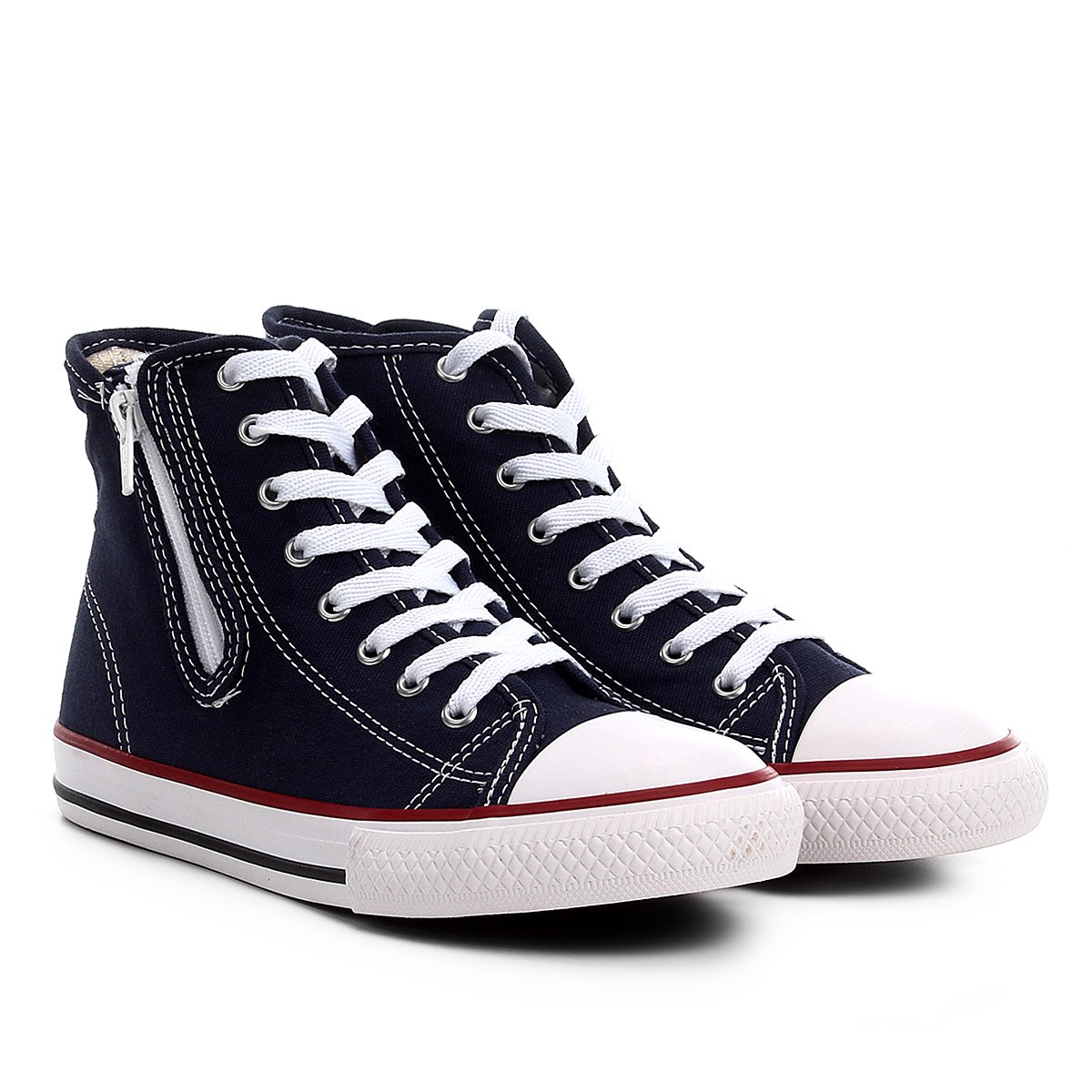 Tênis Infantil Tenis All Star Com Ziper Tênis Infantil Feminino