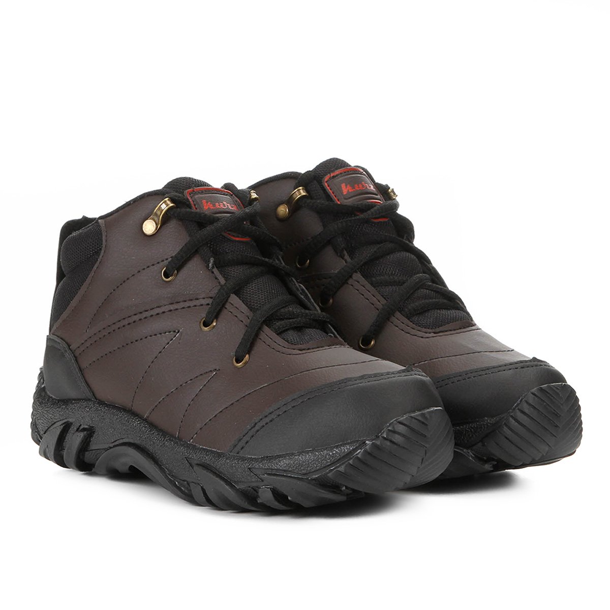 Tênis Infantil Cano Alto Kurz Botinha Amarração - Marrom e Preto é ruim? Tênis Infantil Cano Alto Kurz Botinha Amarração - Marrom e Preto é boa?