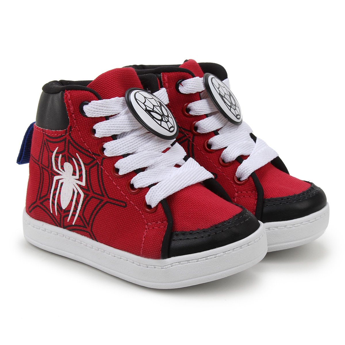Tênis Infantil Cano Alto Malvel Spider Man Masculino - Vermelho | Zattini