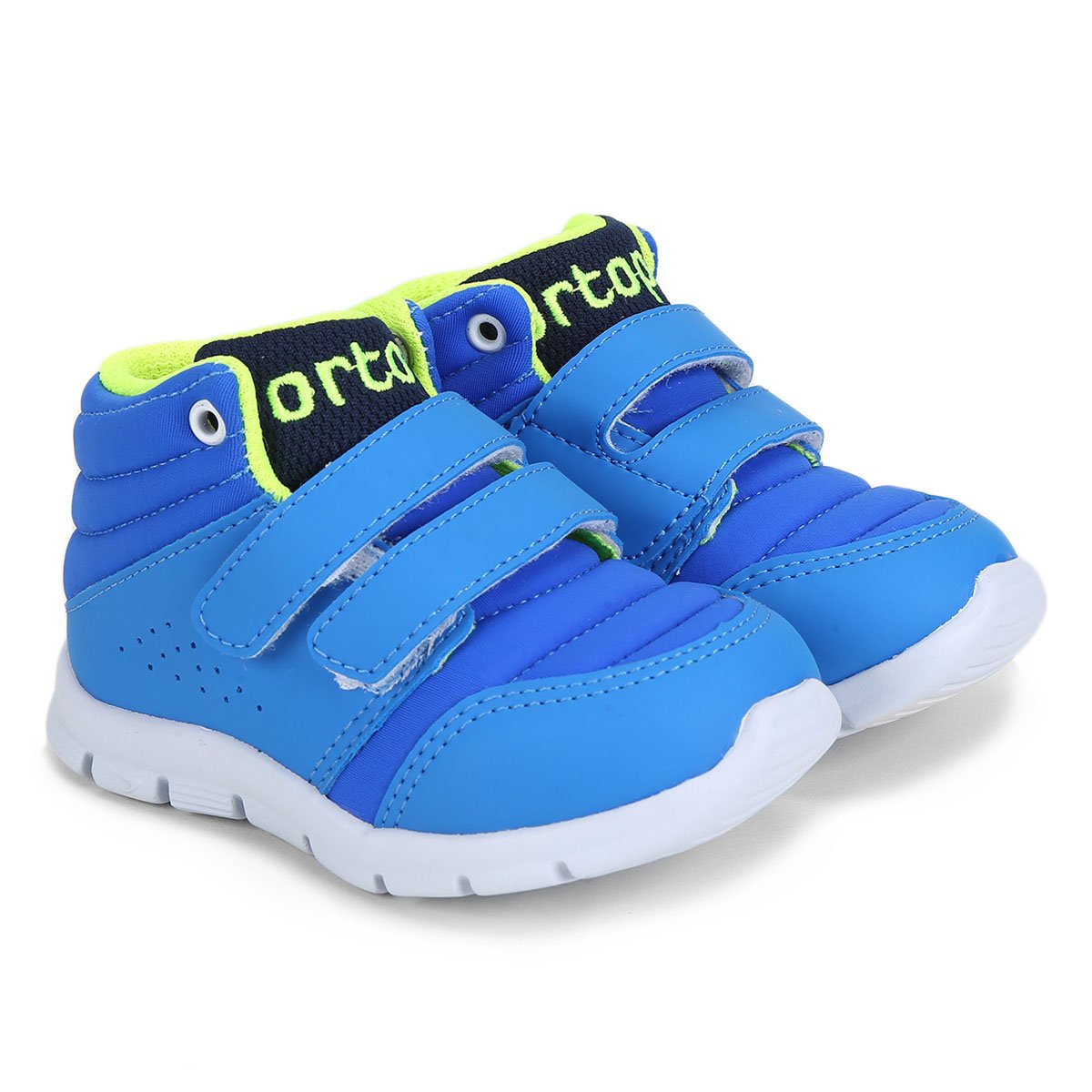 Tênis Infantil Cano Alto Ortopé EVA Masculino - Azul Royal | Zattini