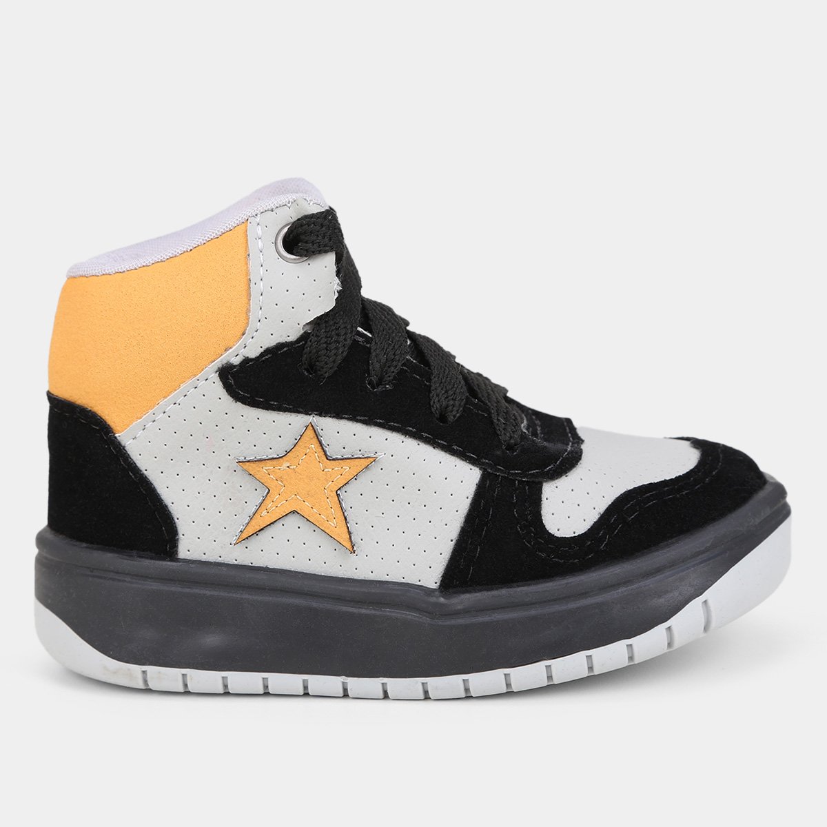 Tênis Infantil Cano Médio Kurz Strees Menino Menor preço em Tênis Infantil Cano Médio Kurz Strees Menino