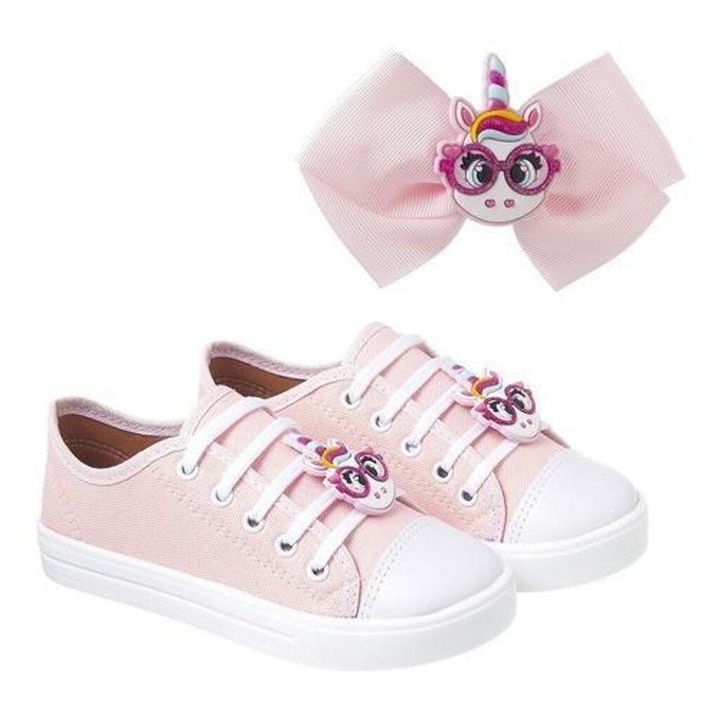 Tênis Infantil Casual Feminino Volta As Aulas Escolar Moda