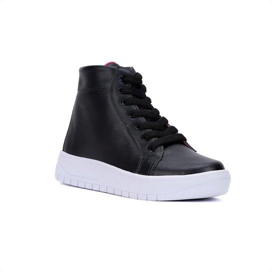 Tênis Infantil Casual Menina Fashion Cano Alto