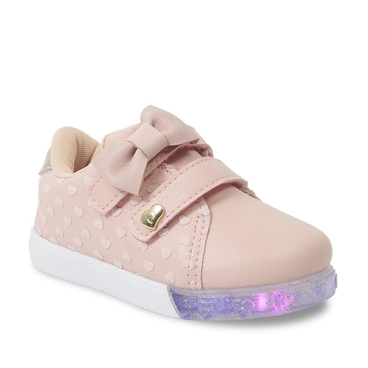 Tênis Infantil Casual Pampili Lacinho Feminino - Rosa | Zattini
