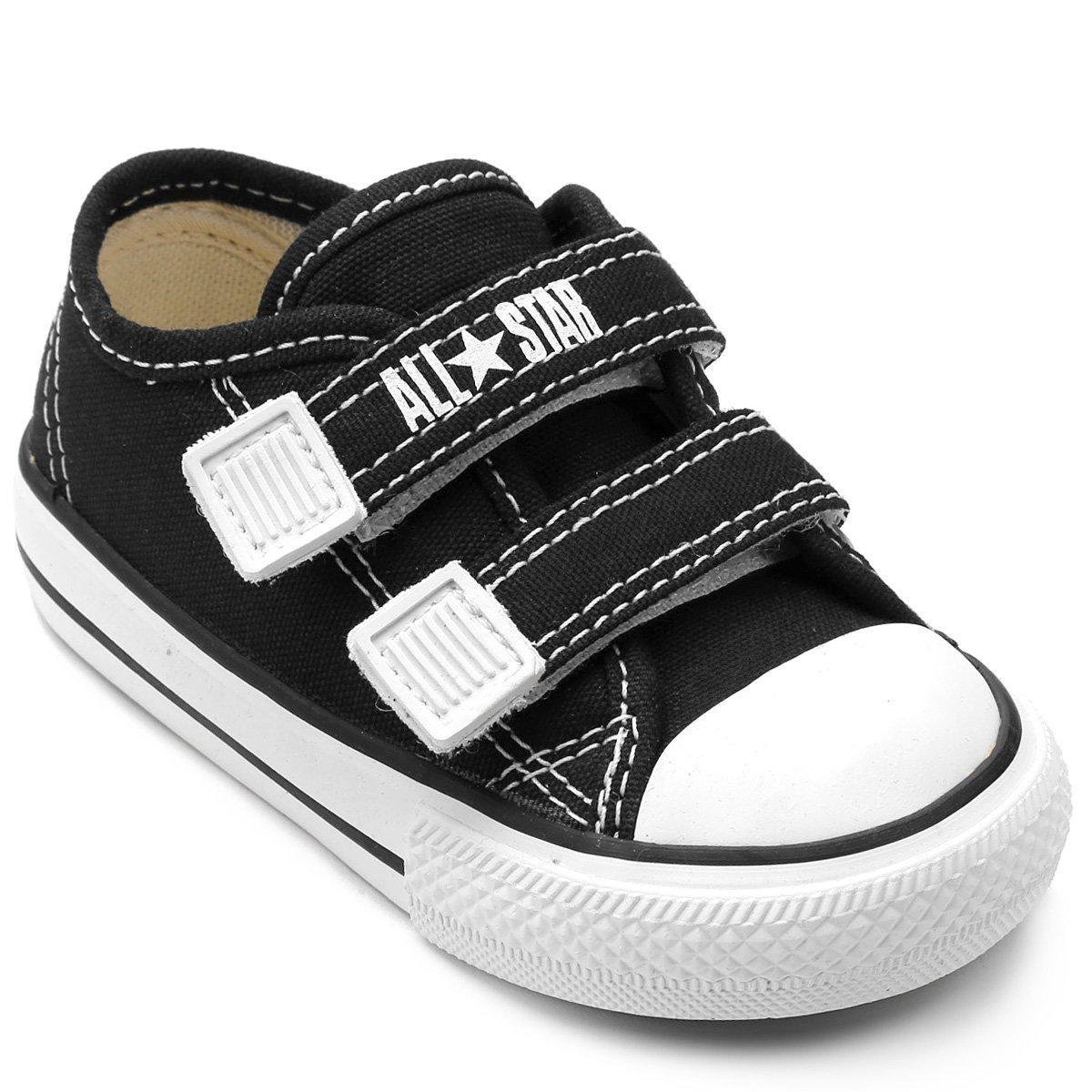 Tênis Infantil Converse All Star CT Border 2 s Baby - Preto Menor preço em Tênis Infantil Converse All Star CT Border 2 s Baby - Preto