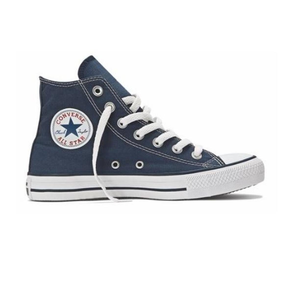 all star cano alto azul infantil