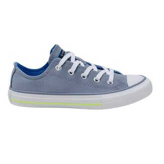 Tênis Infantil Converse All Star Original Chuck Cano Baixo Azul