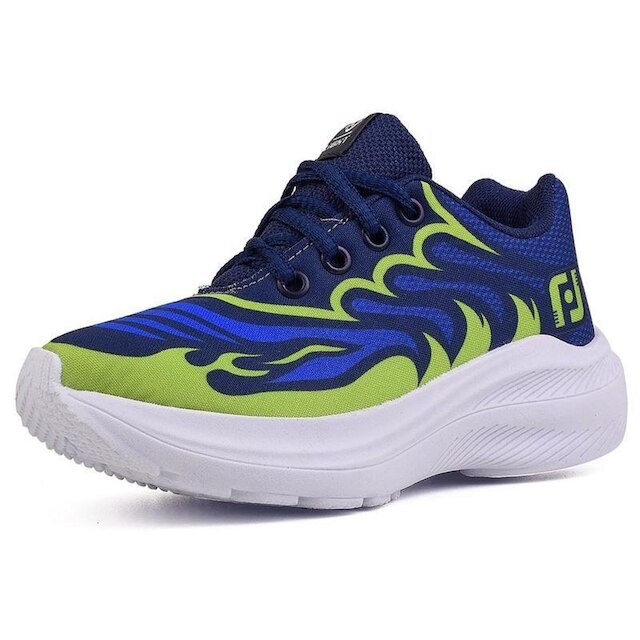 Tenis Infantil De Amarrar Meninos Leve Desenhos LIGHT