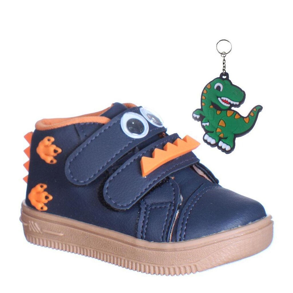 Tenis Infantil Dinossauro Rex e Chaveiro Brilha No Escuro