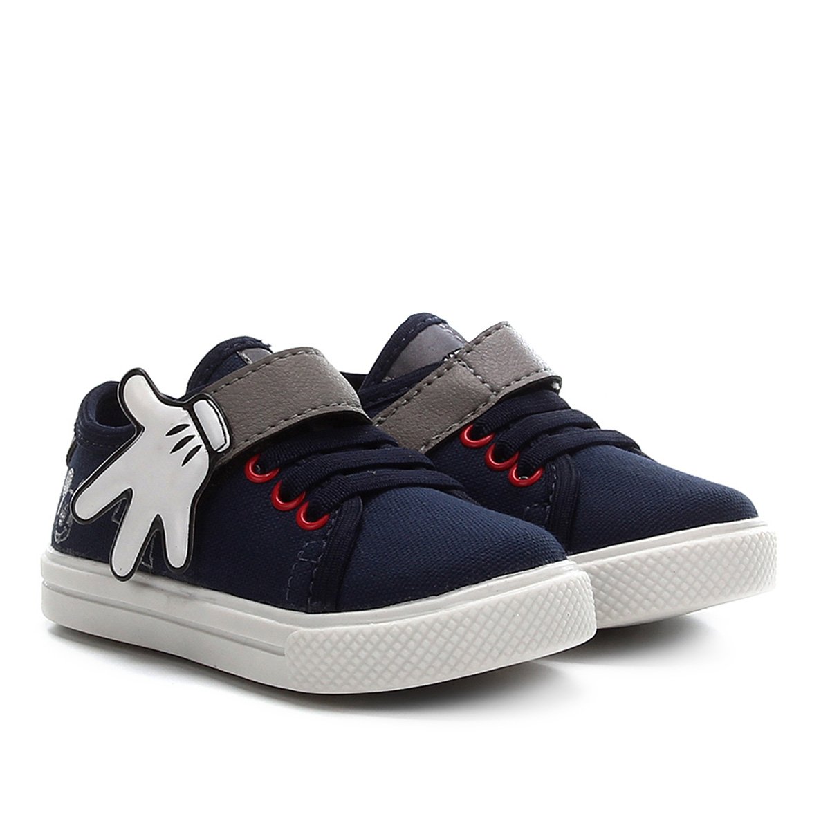 Tênis Infantil Disney Mickey Mão Masculino - Marinho Menor preço em Tênis Infantil Disney Mickey Mão Masculino - Marinho