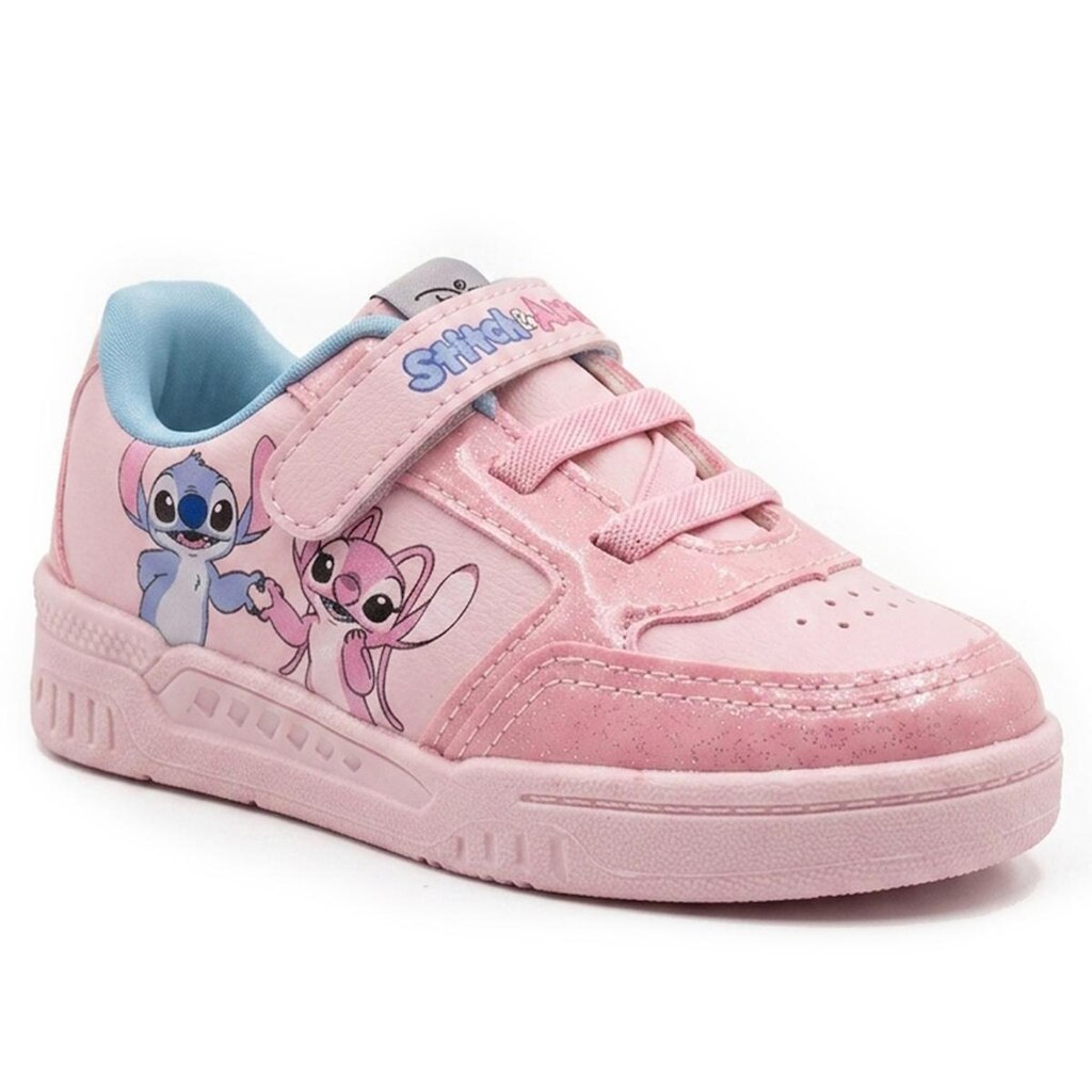 Tênis Infantil Disney Stitch Rosa Menina Original 11.167i