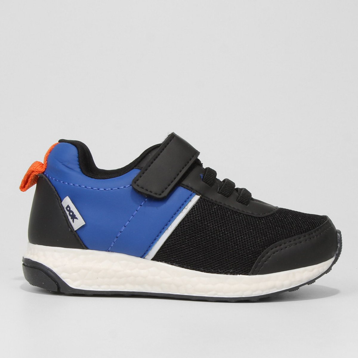 Tênis Infantil Dok Soft Menino - Preto+Azul Menor preço em Tênis Infantil Dok Soft Menino - Preto+Azul
