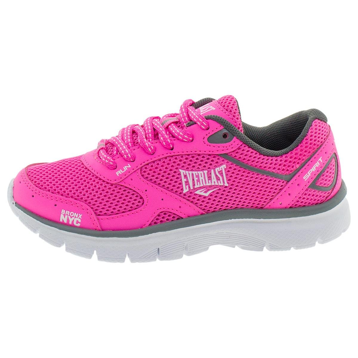 tenis infantil everlast rosa