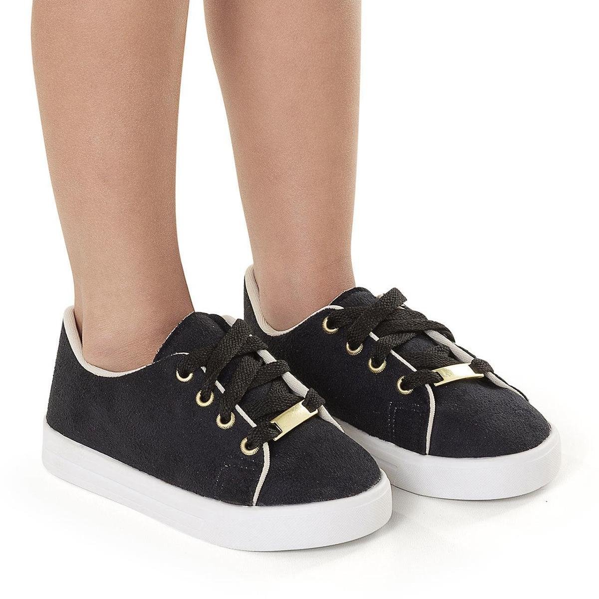 Tênis Infantil Feminino Escolar Cadarço Menina Crianças Zattini