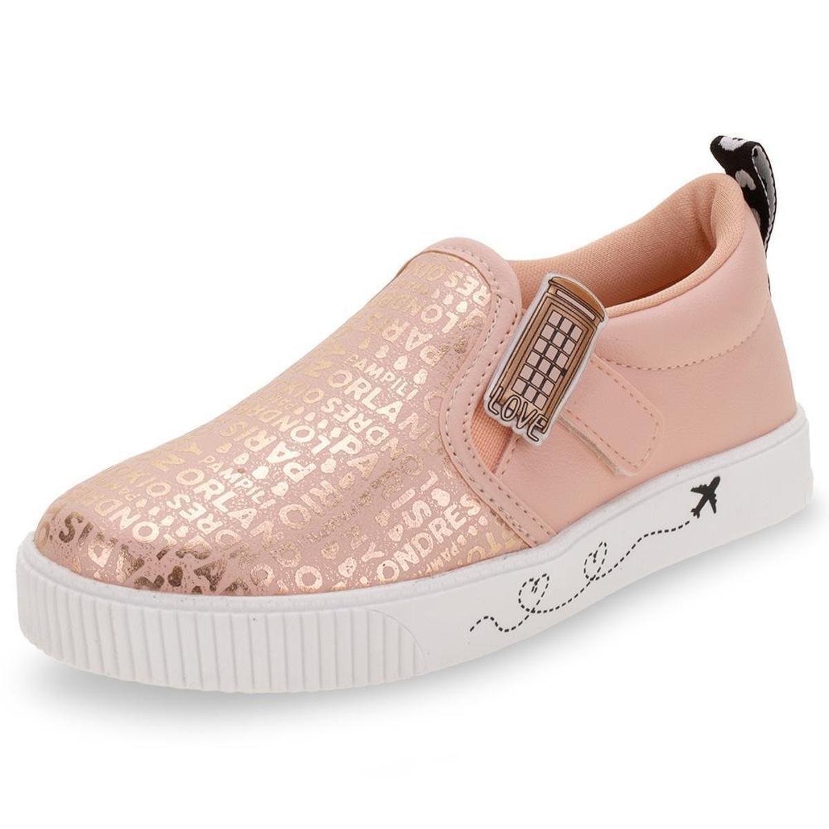 Tênis Infantil Feminino Luna Pampili - 435142 - Rosa | Zattini