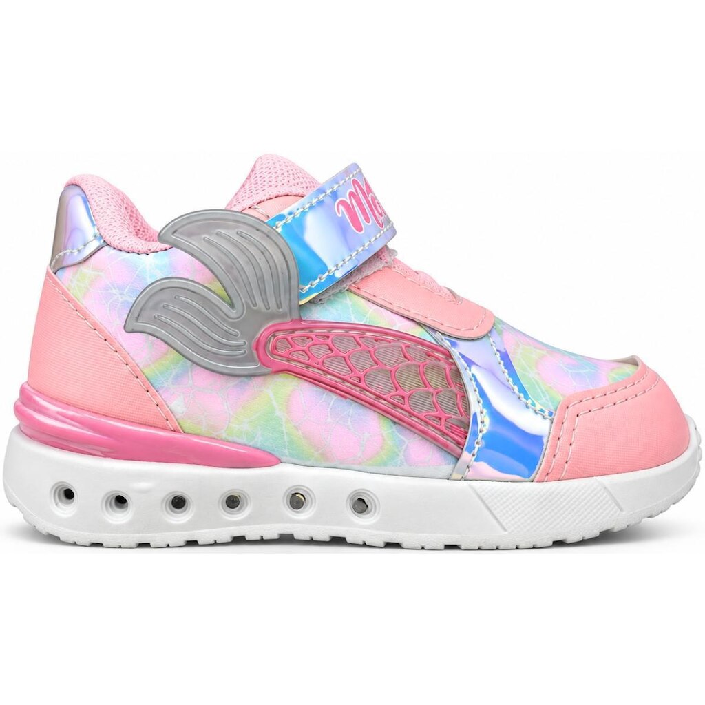 Tênis Infantil Feminino Mini Pé Sereia com LED ajustável